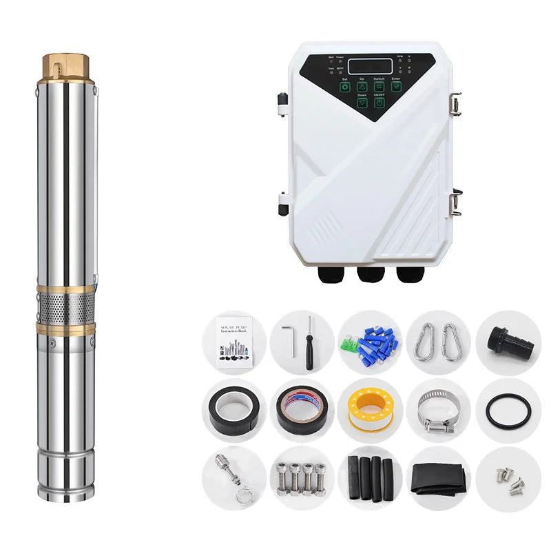 Pompe Solaire Submersible DC 72V – Haute Performance