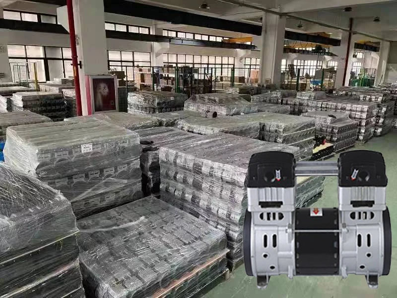Compresseur d’air industriel silencieux sans huile, 8 bars