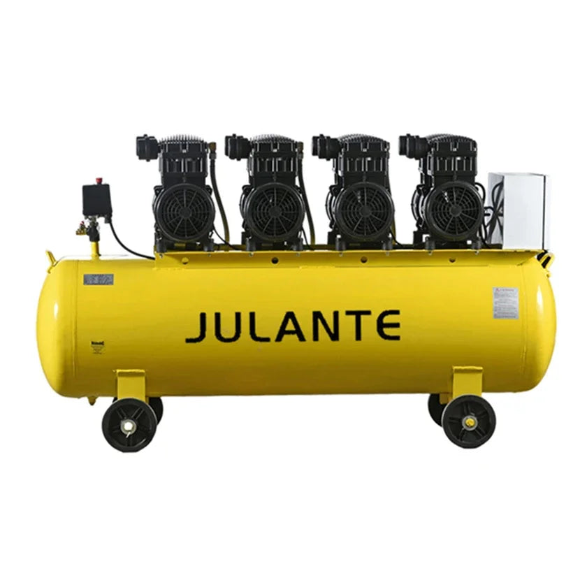 Compresseur d’air industriel silencieux sans huile, 8 bars