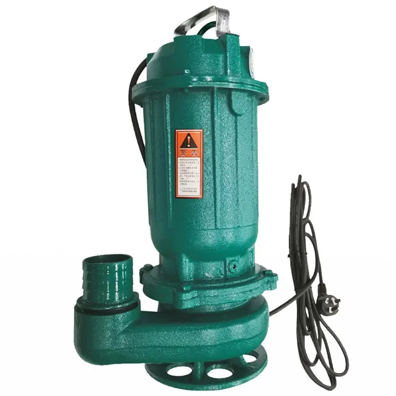 Pompe à Eau Usée 1.5Hp – 220V Auto-Amorçante pour Eaux Sales et Boueuses