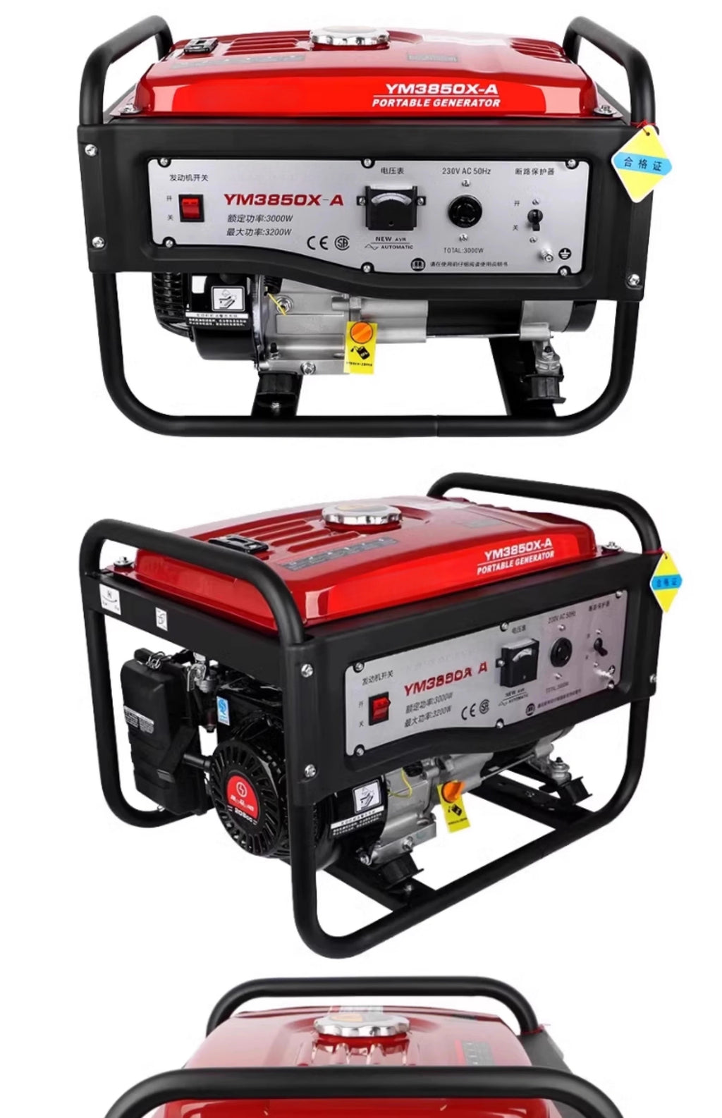 Groupe électrogène à essence haute performance 220V (3kW à 10kW)