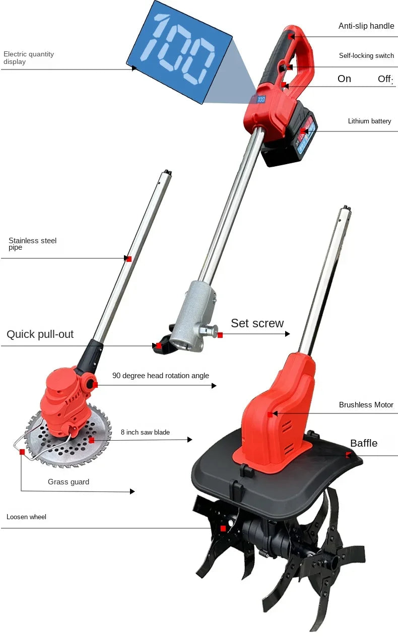 Microbineuse Multifonction – Batterie Lithium