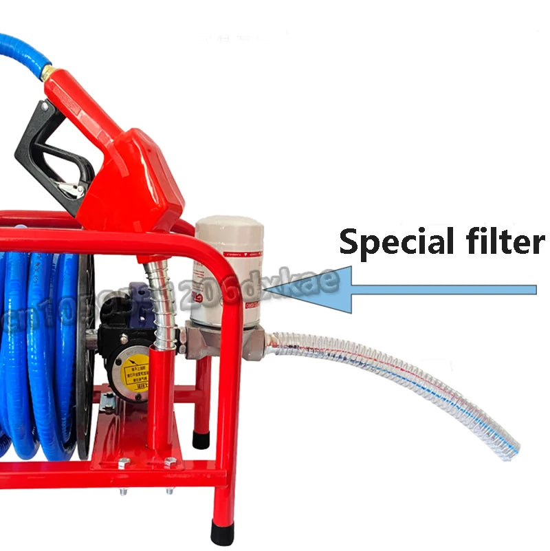 Pompe Électrique Diesel 12V / 24V / 220V – 380W avec Pistolet de Distribution et Compteur