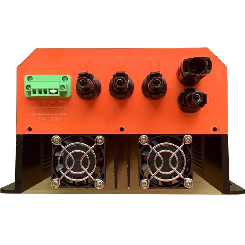 Pompe submersible solaire pour forage DC, 4 pouces, sortie 1,25 pouce, avec turbine (hélice) en acier inoxydable