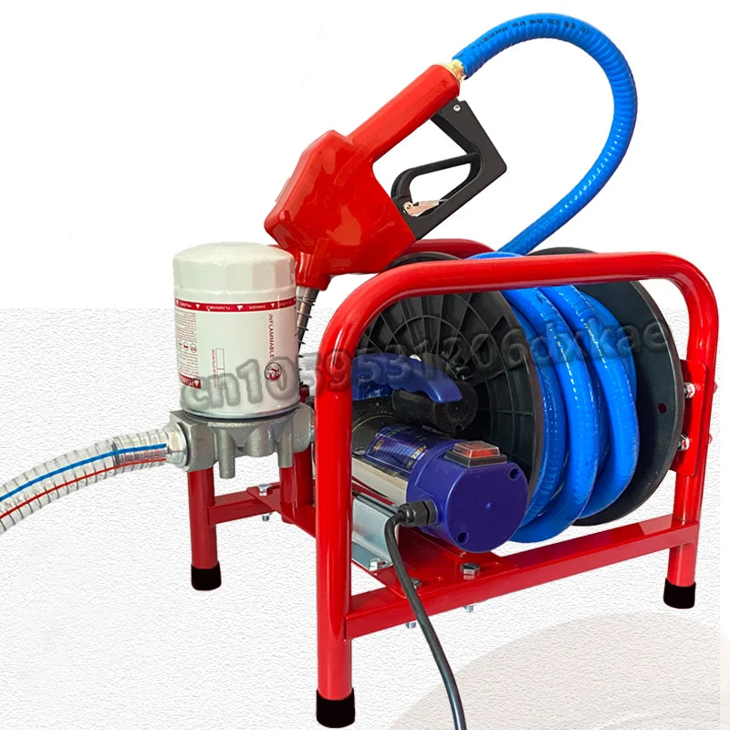 Pompe Électrique Diesel 12V / 24V / 220V – 380W avec Pistolet de Distribution et Compteur