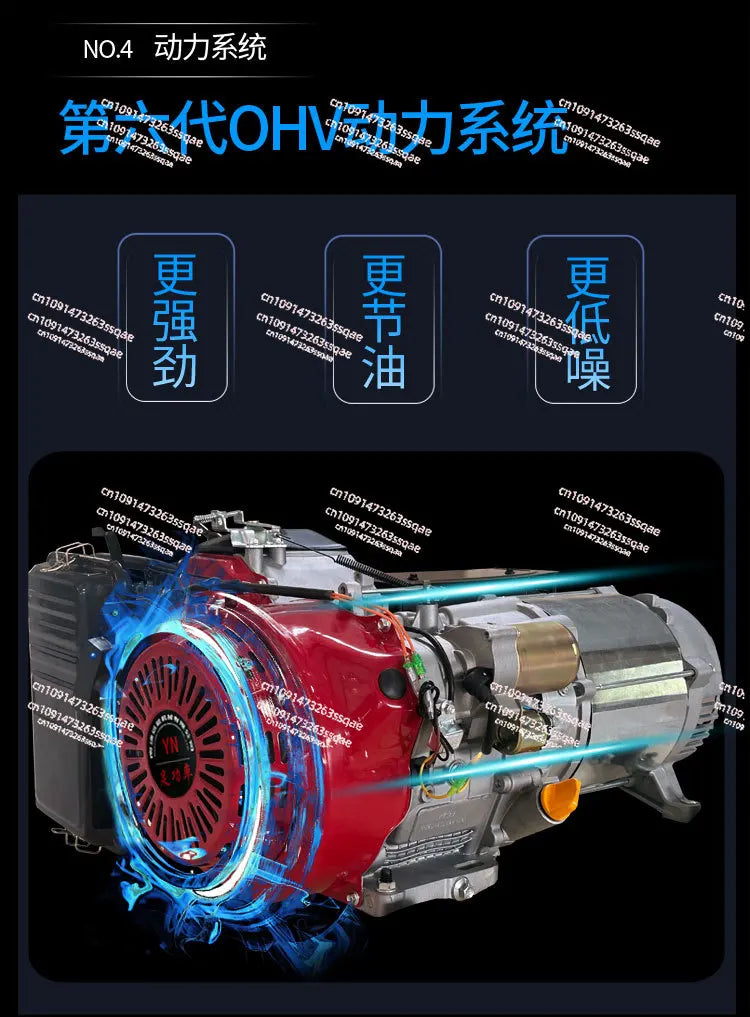 Groupe électrogène haute puissance, monophasé 220V et triphasé 380V
