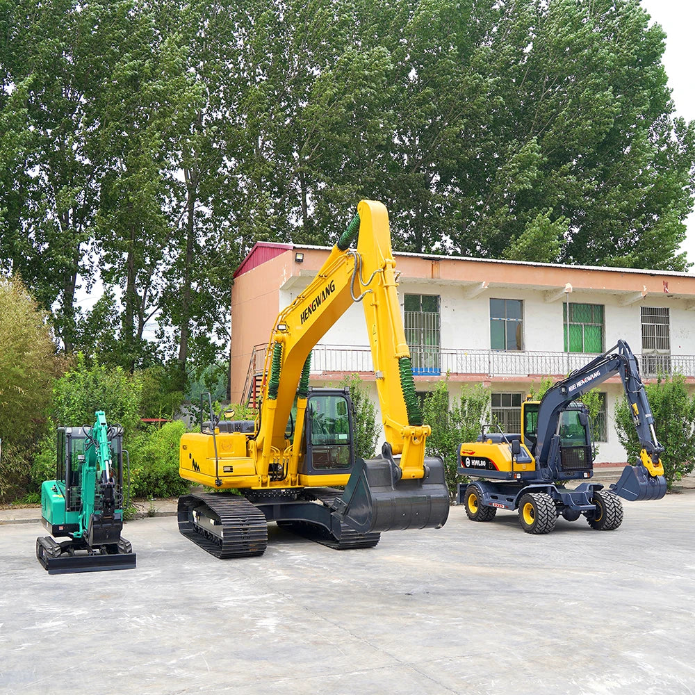 Mini-pelle sur chenilles HW-17 – 1,7 tonne