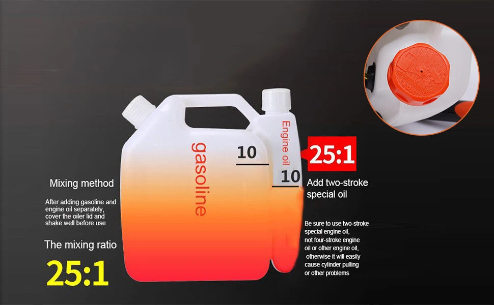 Foreuse arrière à essence 52CC pour excavateur