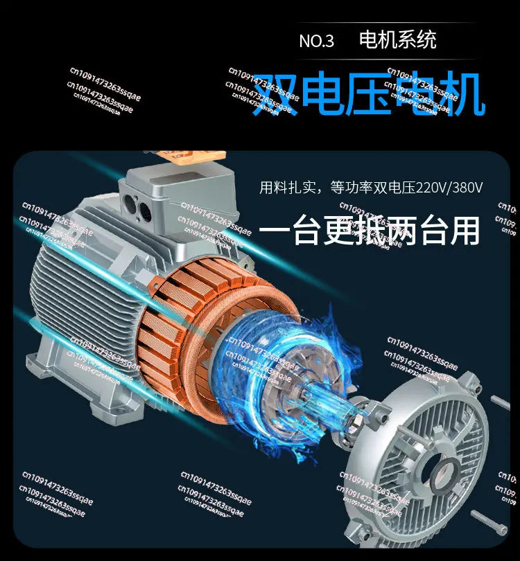 Groupe électrogène haute puissance, monophasé 220V et triphasé 380V