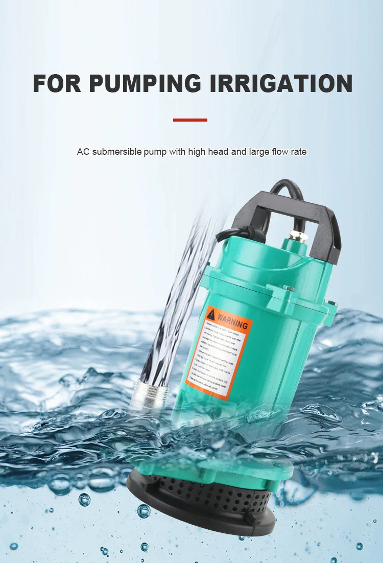 Pompe Submersible Haute Puissance – Eau Propre et Sale