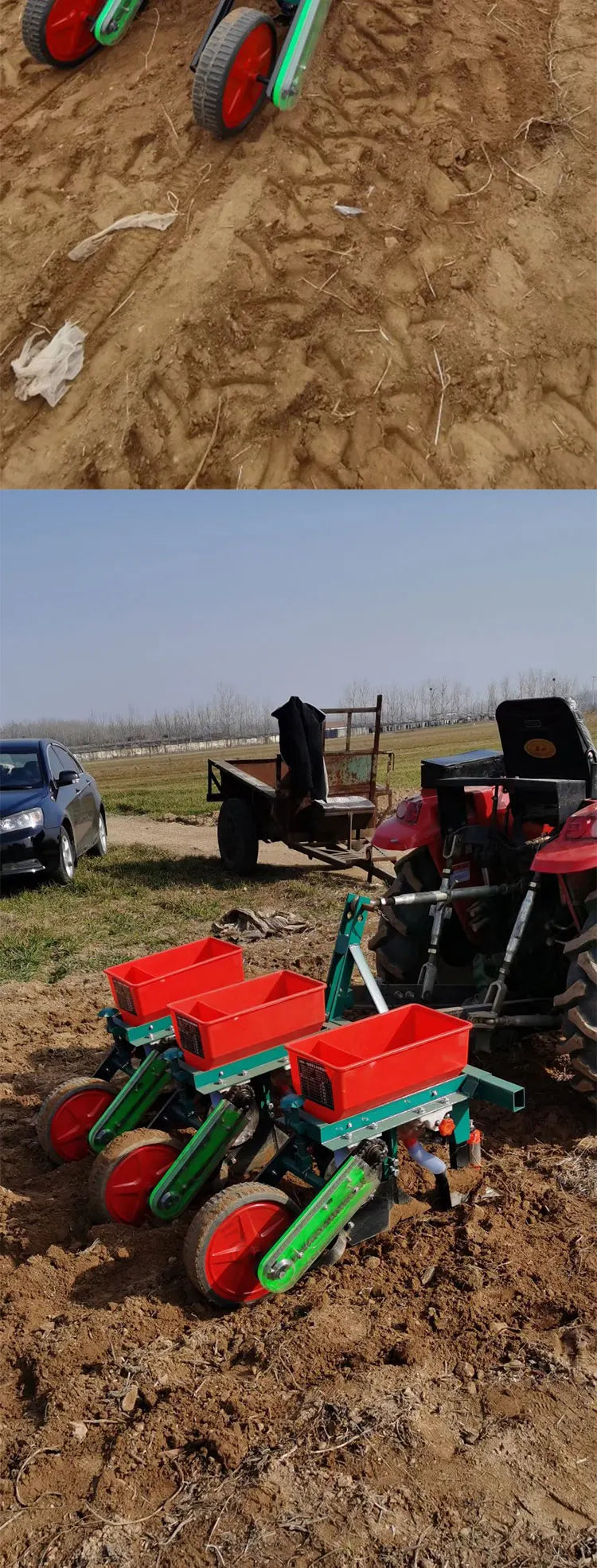 Semoir de Maïs 220V – Machine de Semis de Précision avec Engrais