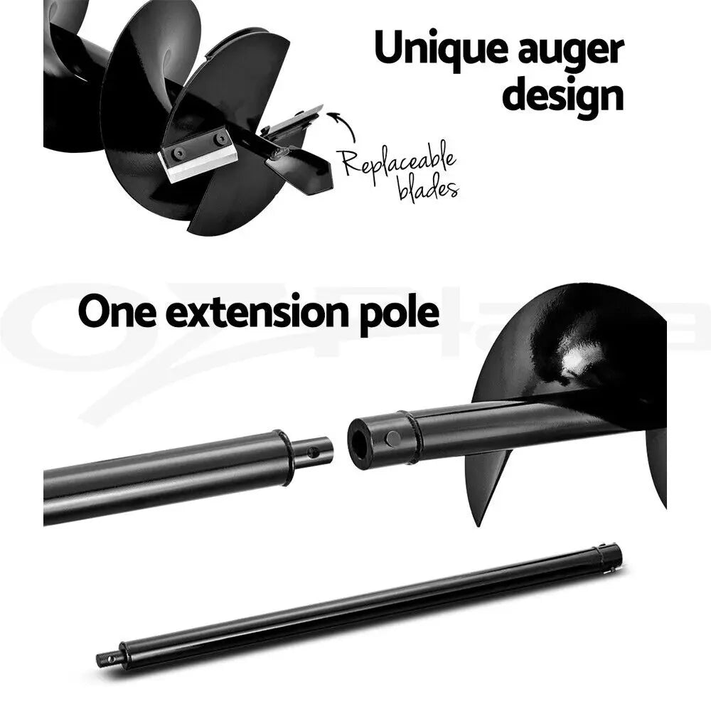 Foreuse arrière à essence 52CC pour excavateur