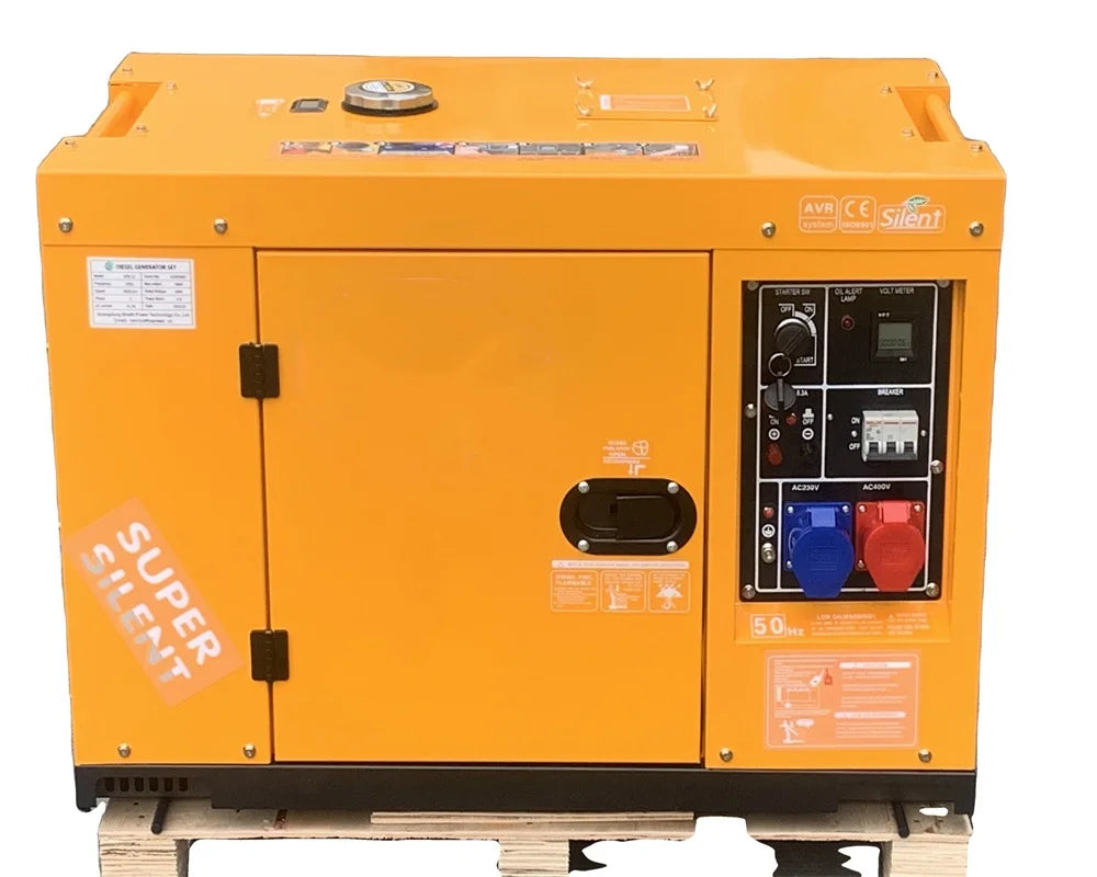 Générateur Diesel Monophasé – 3 kW à 12 kVA