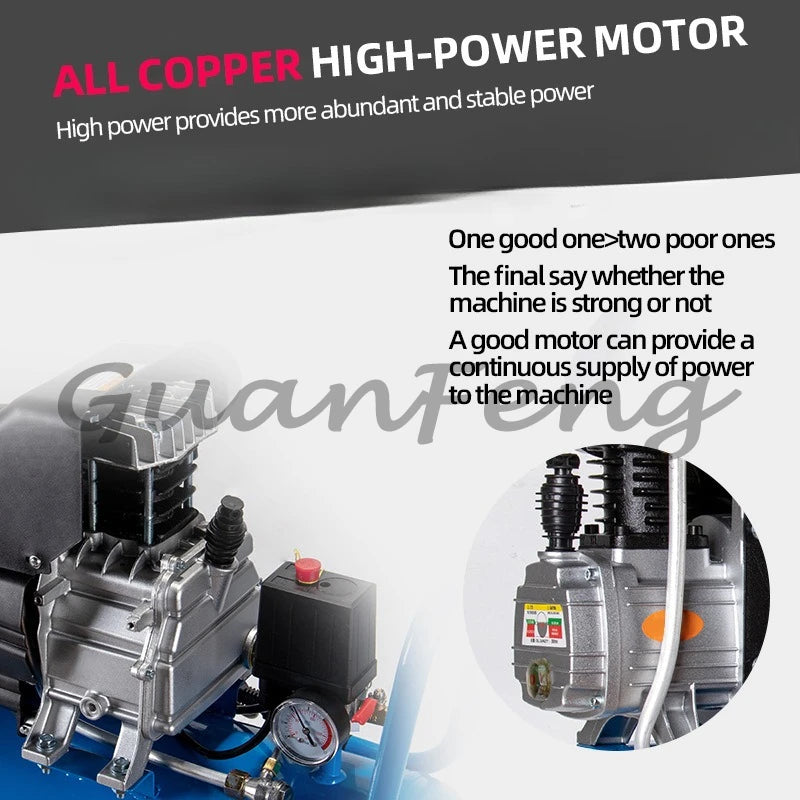 Portable Air Compressor 25L 50L 100L Marine 2hp 3hp 4hp Direct Drive