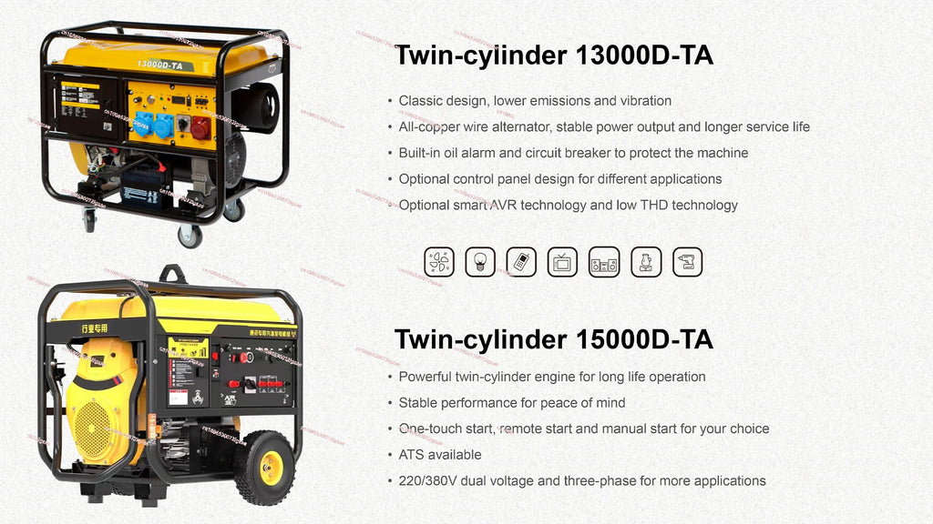 Groupe électrogène domestique à essence 5 kW – 6 kVA