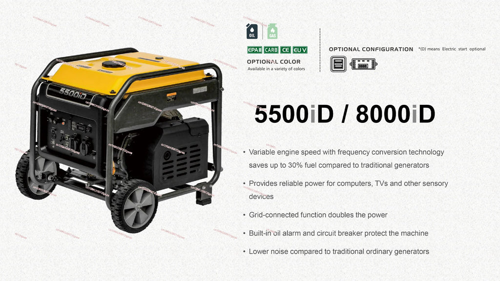 Groupe électrogène domestique à essence 5 kW – 6 kVA