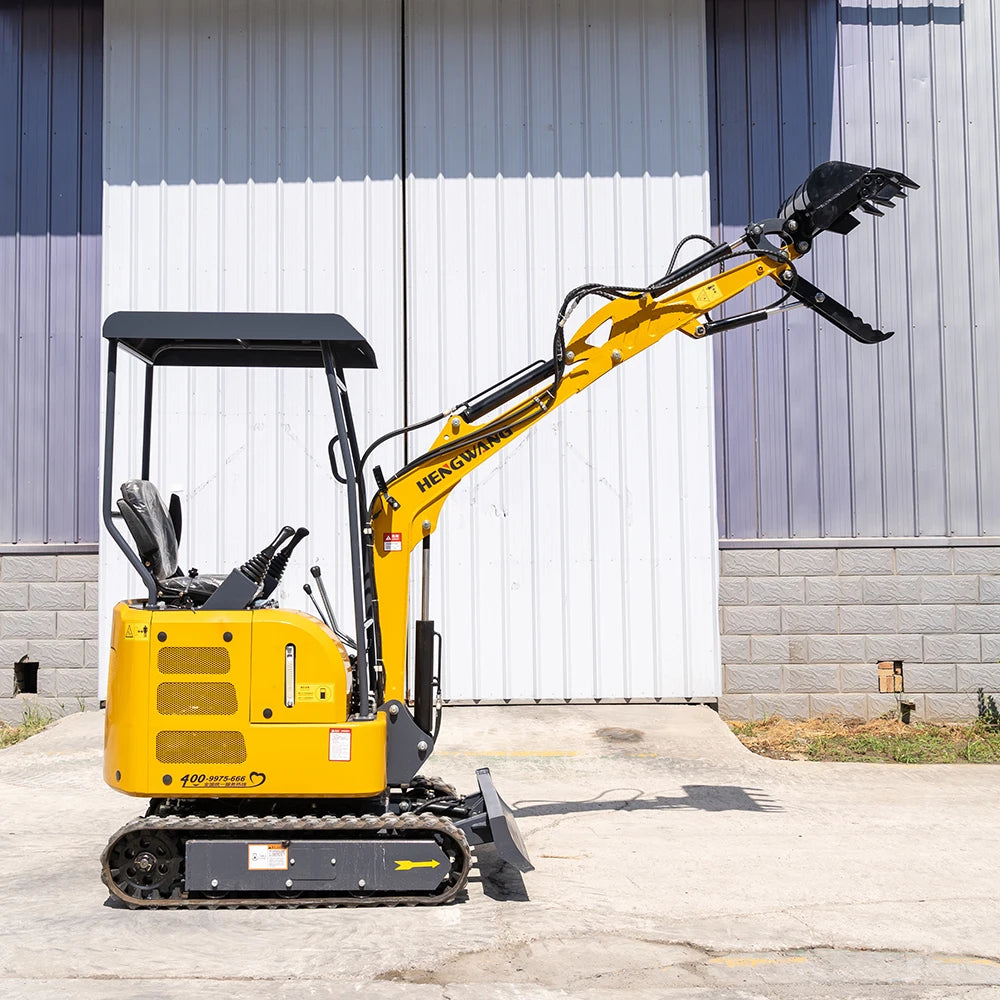 Mini-pelle sur chenilles HW-17 – 1,7 tonne
