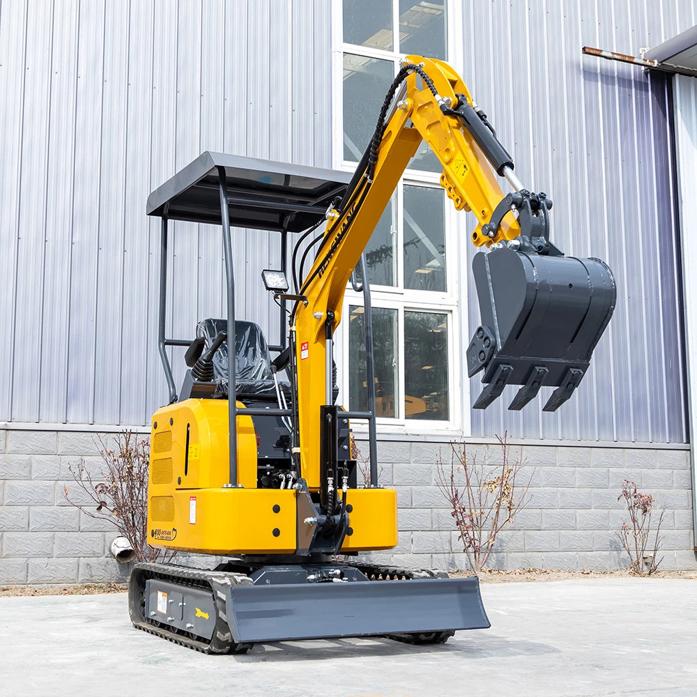 Mini-pelle sur chenilles HW-17 – 1,7 tonne