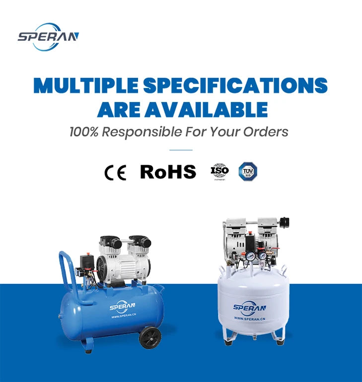 Compresseur d’Air Électrique 2Hp – 50L, Haute Pression