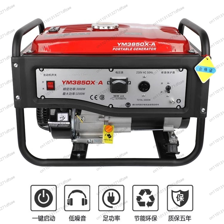 Groupe électrogène à essence haute performance 220V (3kW à 10kW)