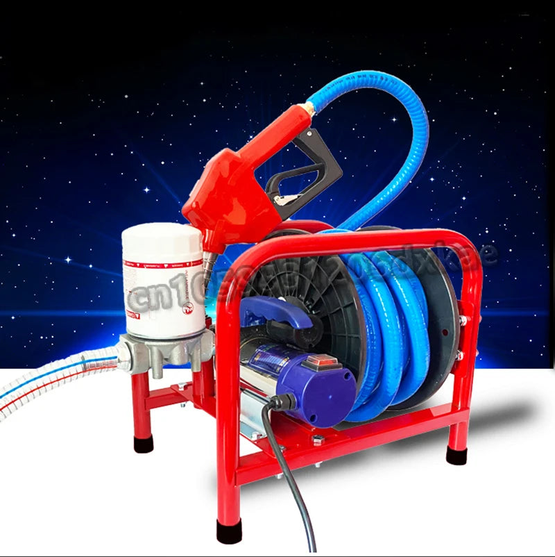 Pompe Électrique Diesel 12V / 24V / 220V – 380W avec Pistolet de Distribution et Compteur