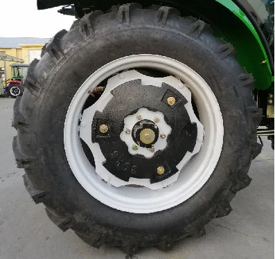 Mini tracteur agricole multifonction 4x4, compact, avec démarrage électrique et chargeur frontal intégré