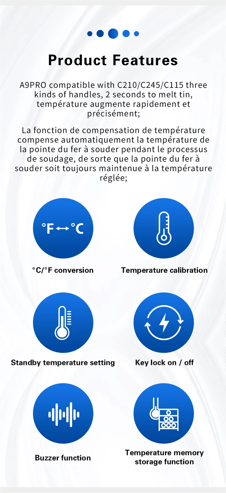Station de Soudage Électronique AIFEN–A9PRO